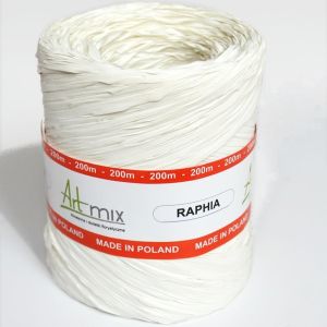 Rafia syntetyczna – biała