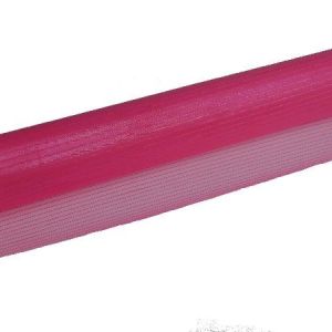 Organza prążkowana- amarant
