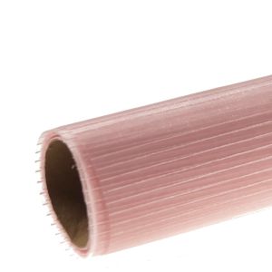 Organza w prążki 36 cm x 4,5 m | Kolor różowy jasny