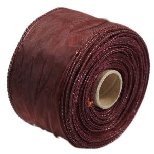 Organza wstążka – 6 cm x 25 m | Winowy