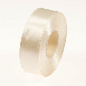 Wstążka satynowa 25mm x 32m | Ekri