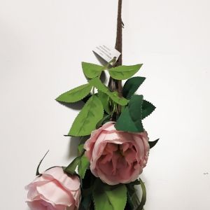 PIWONIA NA ŁODYDZE pudrowy róż