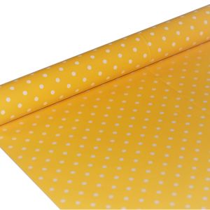 FOLIA SATYNOWA GROSZKI YELLOW B24