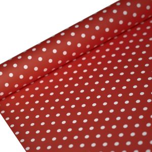 FOLIA SATYNOWA GROSZKI RED B22