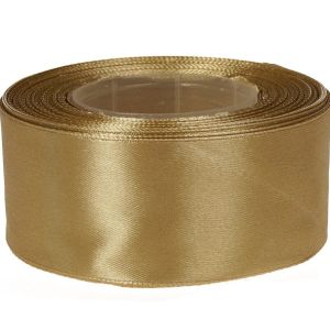 Wstążka satynowa 40 mm x 32 m | złoty