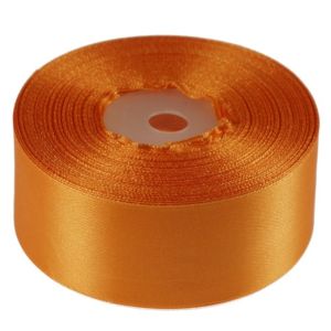 Wstążka satynowa  38 mm x 32 m | Pomarańczowy