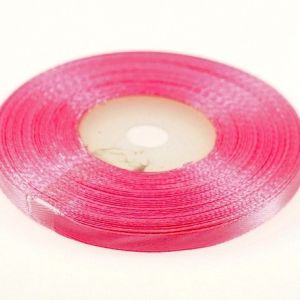 Wstążka satynowa 6mm x 32m | Różowy