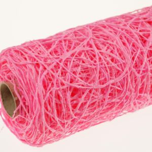 Siatka dekoracyjna 50 cm x 4,5 m – Różowy