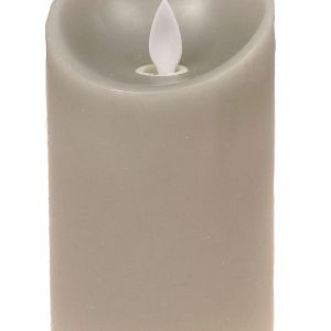 Świeca woskowa LED – szara
