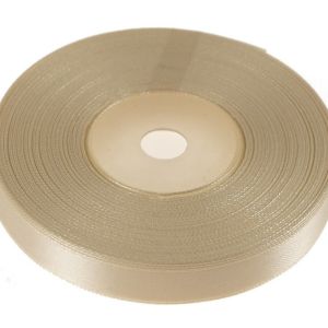 Wstążka satynowa 12mm x 32m | Ekri