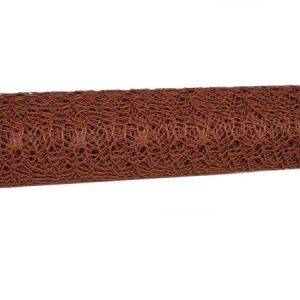 Brązowa siatka koronkowa