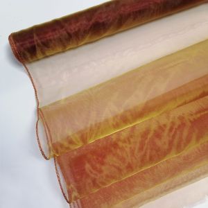 ORGANZA 36CM X 9M | BORDOWO-ZŁOTA