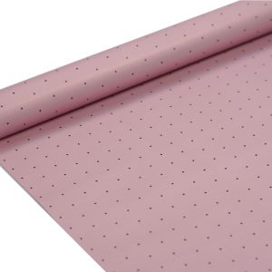 FOLIA SATYNOWA KROPKI VIOLET PASTEL B14