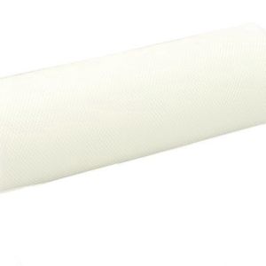 Tiul 17 cm – kremowy