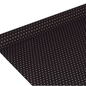 FOLIA SATYNOWA KROPKI BLACK B20