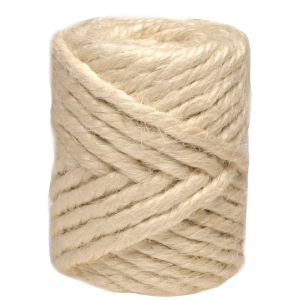 Sznurek jutowy wybielony – splot 2