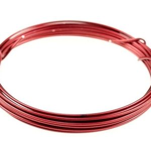 Ring aluminiowy – czerwony 2,0 mm