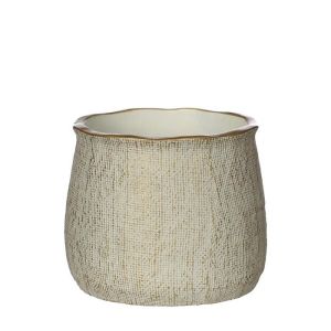 Osłonka beżowo-złota duża