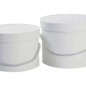 Flower box 2 szt. – Biały