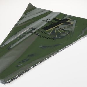 Rożek foliowy metalizowany pogrzebowy „7” – 12cm x 58cm x 74cm – 50 szt.