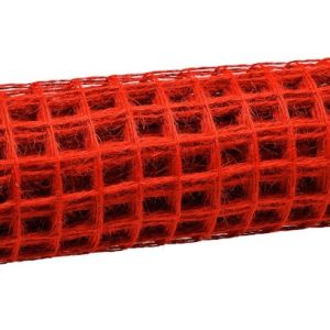 Siatka lniana 50 cm x 5 m – czerwona 018