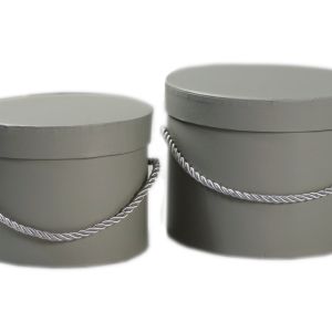 Flower box 2 szt. – Szary