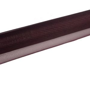 Organza prążkowana- bordowa