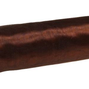 Organza 36 cm x 9 m | – brązowa