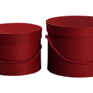 Flower box 2 szt. – Bordowy