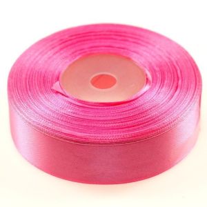 Wstążka satynowa 25mm x 32m | Różowy