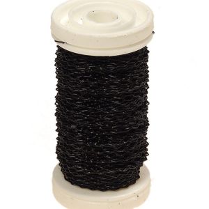 Drucik florystyczny karbowany – czarny