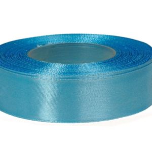 Wstążka satynowa 25 mm x 32 m |niebieski