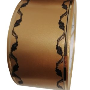 Szarfa pogrzebowa 6cm x 50y złota