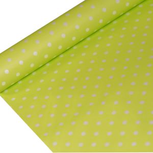 FOLIA SATYNOWA GROSZKI APPLE GREEN B26