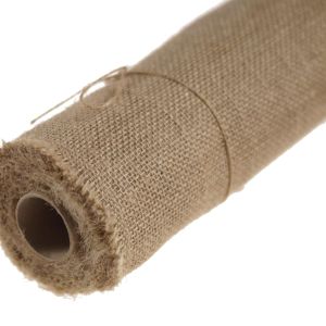 Materiał jutowy – 50 cm x 5 m | Kolor brązowy