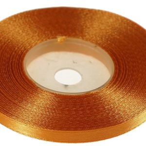 Wstążka satynowa 6mm x 32m | Pomarańczowy