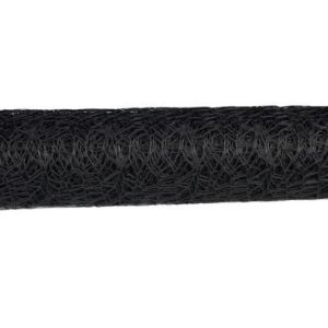 Czarna siatka koronkowa