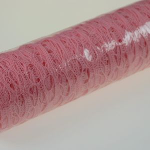 Siatka koronkowa 50 cm x 5 m – Różowy