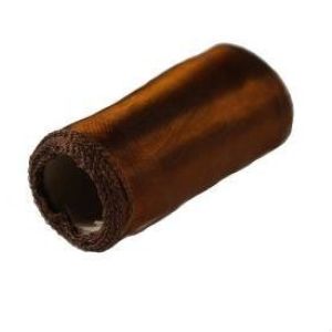 Organza 12 cm x 9 m | Kolor ciemny brąz