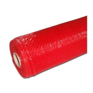 Siatka plastikowa 50 cm x 10y - Czerwony gold