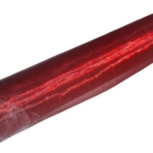 Organza 36 cm x 9 m | 5091 - Bordowy