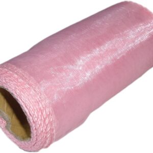 Organza 12 cm x 9 m | 5019 - Różowy matowy