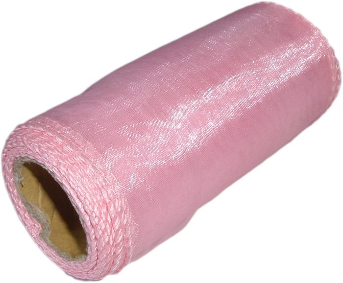 Organza 12 cm x 9 m | 5019 - Różowy matowy