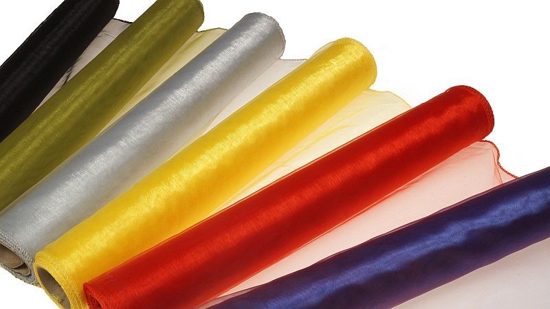 Organza 36 cm x 9 m | 5001 - Biały