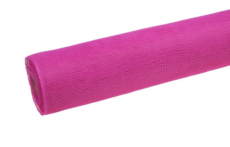Siatka plastikowa 50 cm x 10y - 5018 Różowy