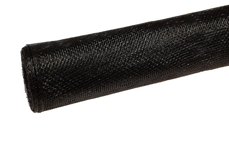 Siatka plastikowa 50 cm x 10y - 5151 Czarny