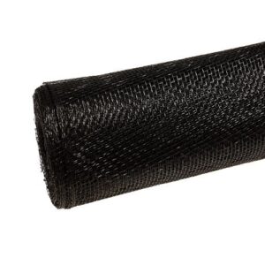 Siatka plastikowa 50 cm x 10y - 5151 Czarny
