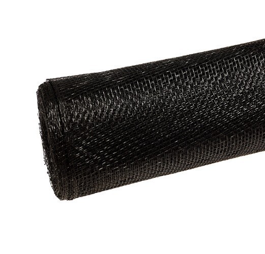 Siatka plastikowa 50 cm x 10y - 5151 Czarny