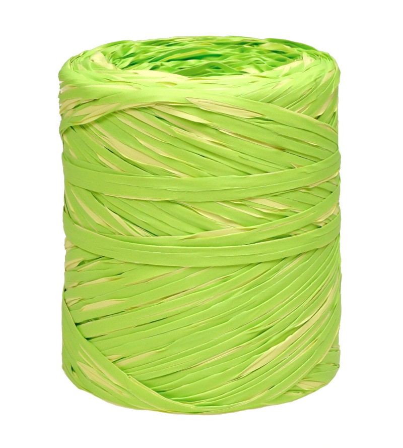 Rafia włoska - R265 - Zielony jasny i zielony