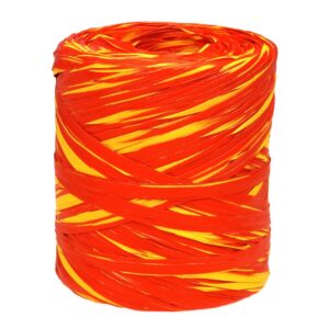 Rafia włoska żółto-czerwona - R258